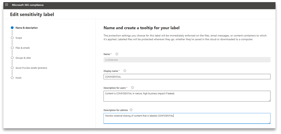 Australia | Sensitivity Labels on Containers