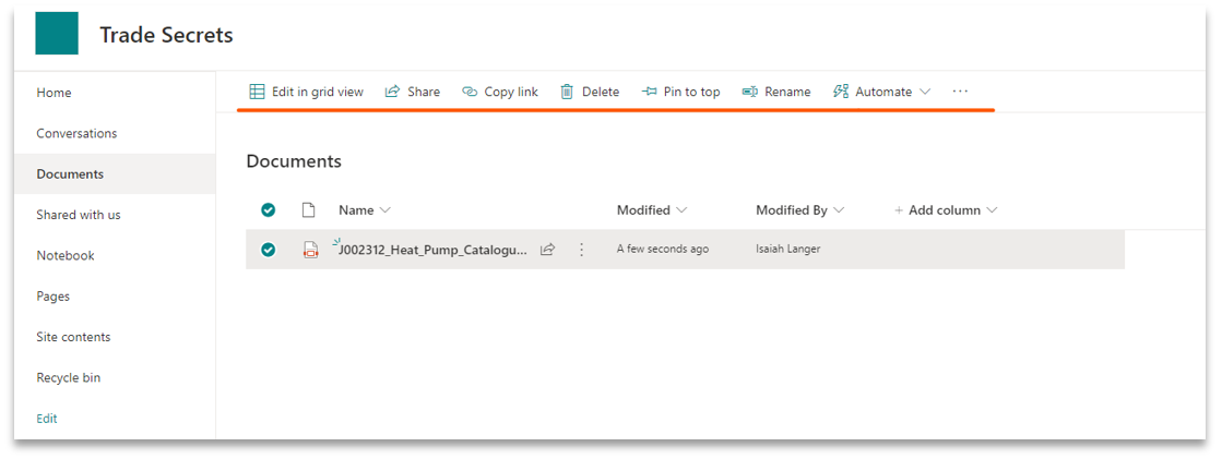 Sensitivity Labels on Containers - Australia