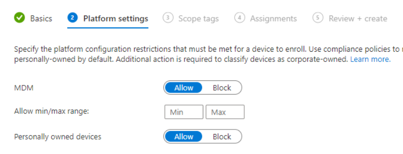 New Zealand | Block Windows Home Devices in Intune