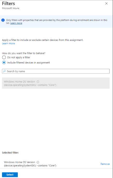 United Kingdom | Block Windows Home Devices in Intune