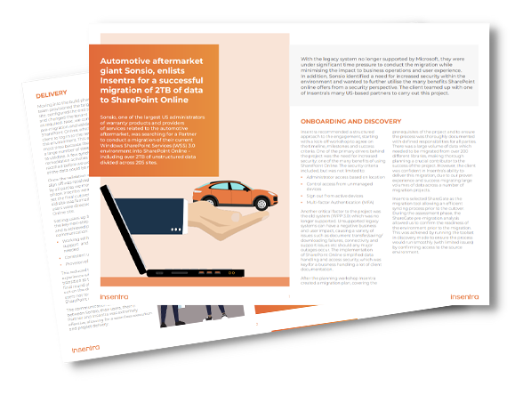 Australia | Sonsio SharePoint Online Migration Case Study
