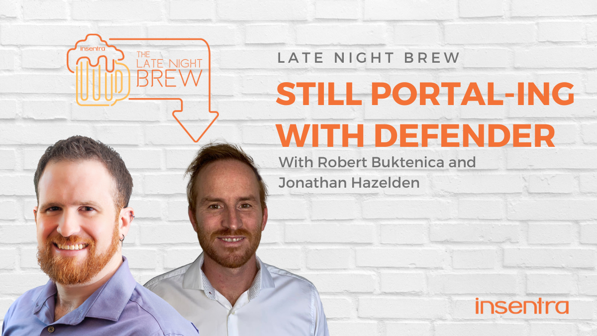 Australia | Late Night Brew – Still Portal-ing with Defender
