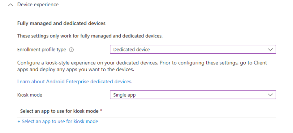 Australia | Exploring Microsoft Managed Home Screen and Shared Device Mode for Android Devices – Policy Configuration