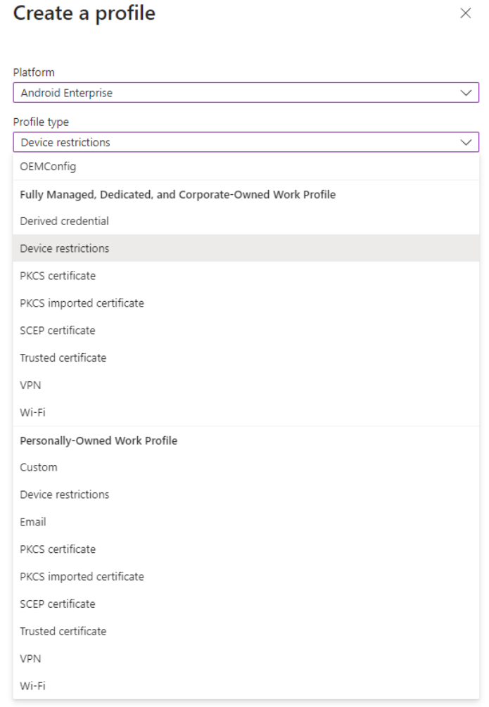 Australia | Exploring Microsoft Managed Home Screen and Shared Device Mode for Android Devices – Policy Configuration