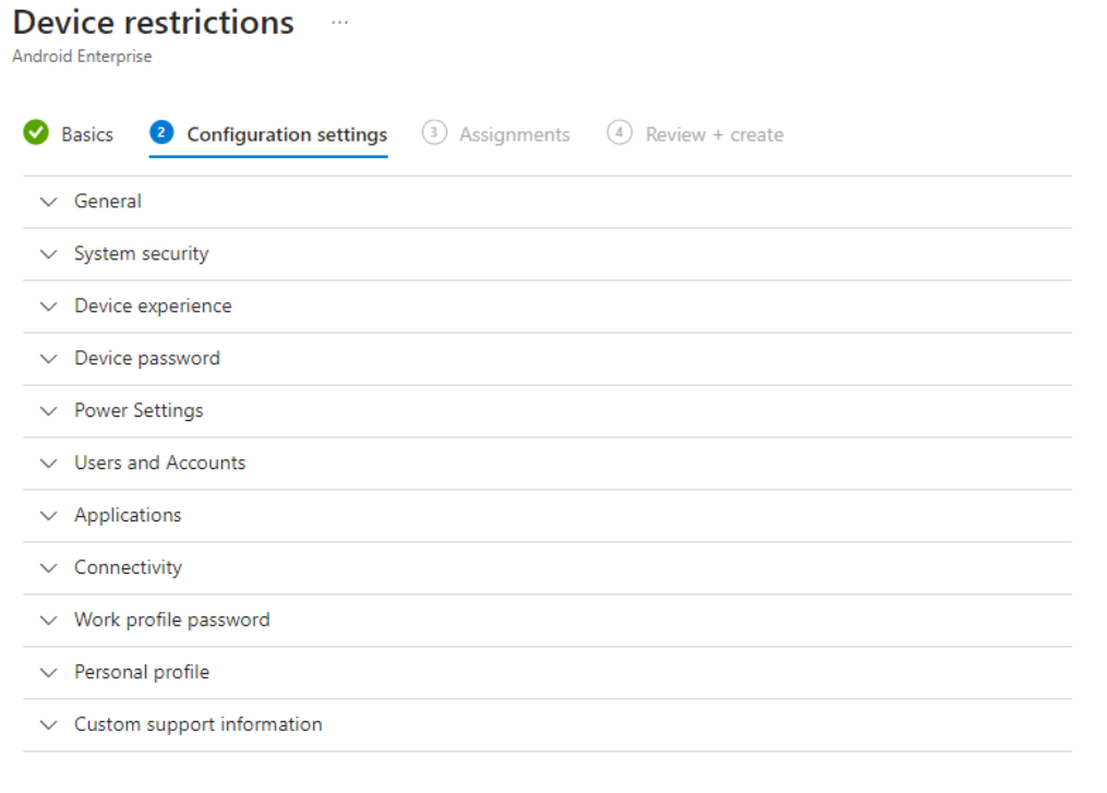 Australia | Exploring Microsoft Managed Home Screen and Shared Device Mode for Android Devices – Policy Configuration