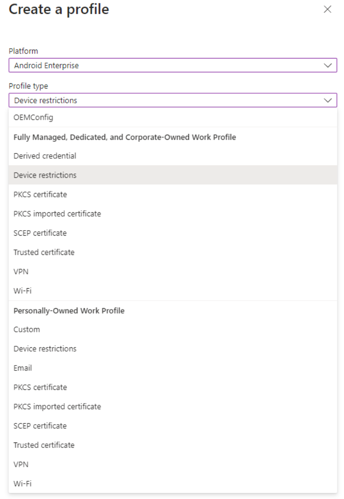 Australia | Exploring Microsoft Managed Home Screen and Shared Device Mode for Android Devices – Policy Configuration