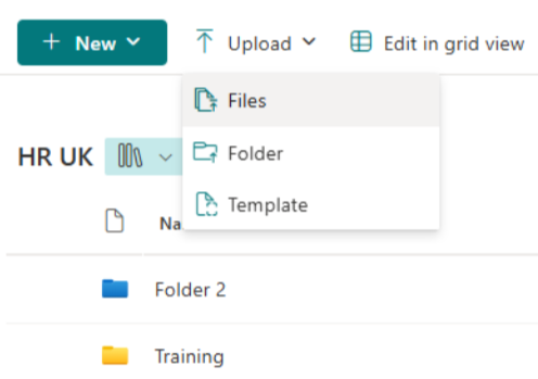United States | SharePoint Online – Uploading and Managing Files