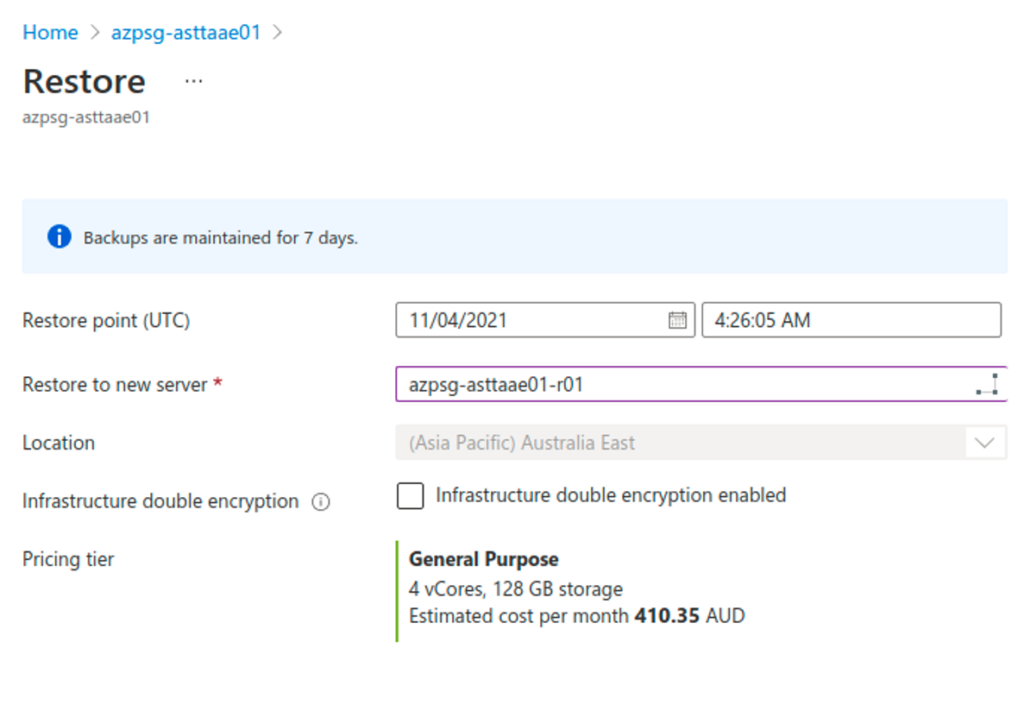 United States | How-to guide on Ansible Tower Backup and Restore on Azure