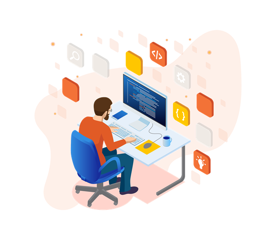 guy-at-desk-with-apps United Kingdom|Citrix Digital Workspace