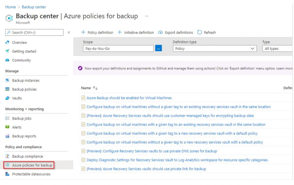 United Kingdom | Business Continuity and Protection from Malicious Attacks in Microsoft Azure – Part 1
