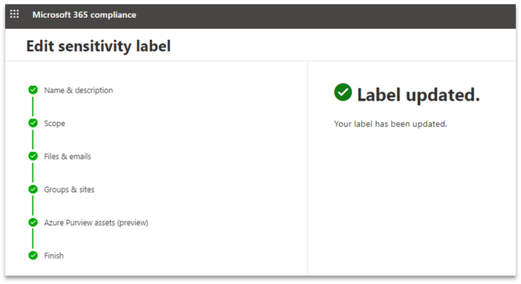 United Kingdom | Sensitivity Labels on Containers