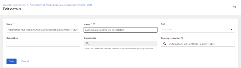 United Kingdom | Adding Container Registry Credentials for Highly Available Private Automation HUB