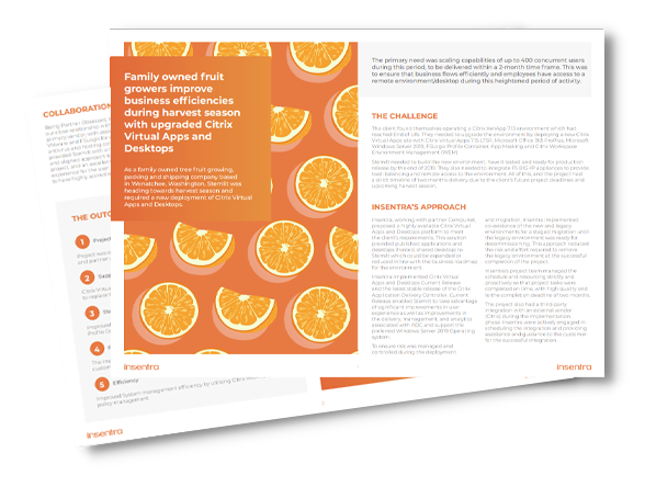 United Kingdom | Stemlit Fruit Citrix Virtual Case Study