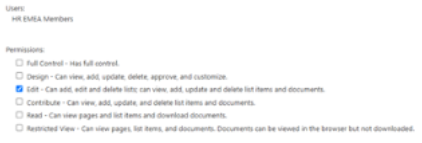 United Kingdom | SharePoint Online - Basic Permissions Management
