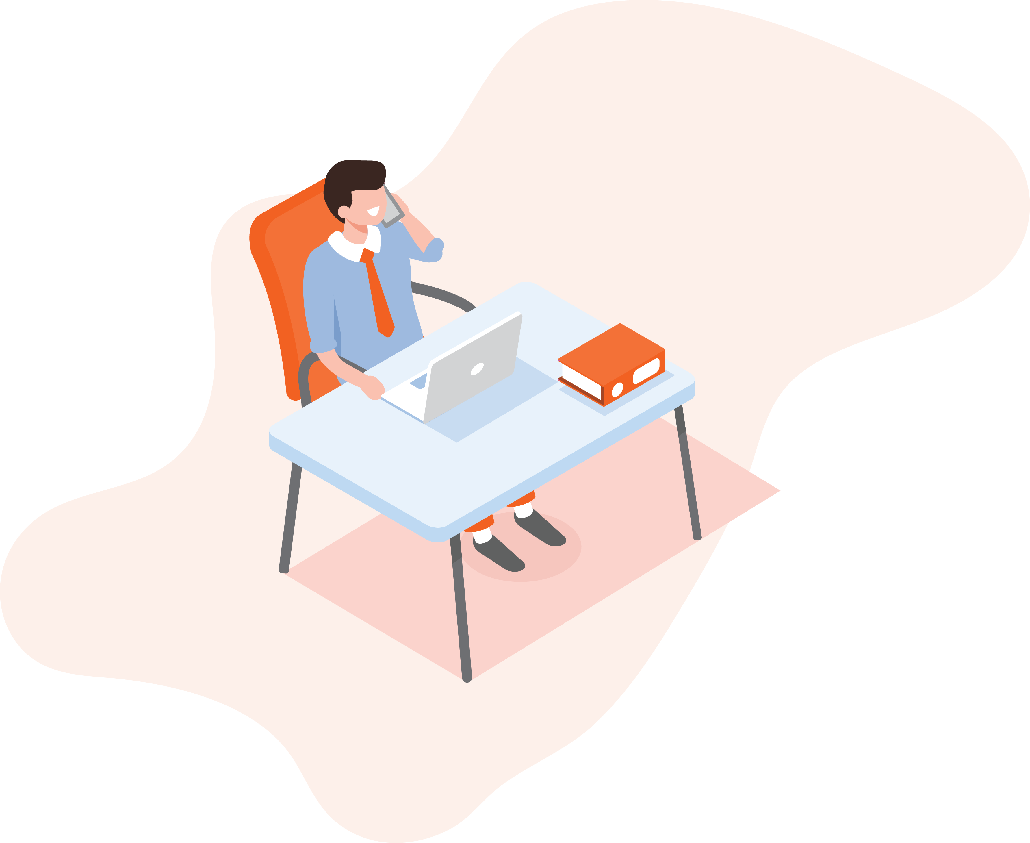 guy-at-desk-on-phone New Zealand|Azure Virtual Desktop