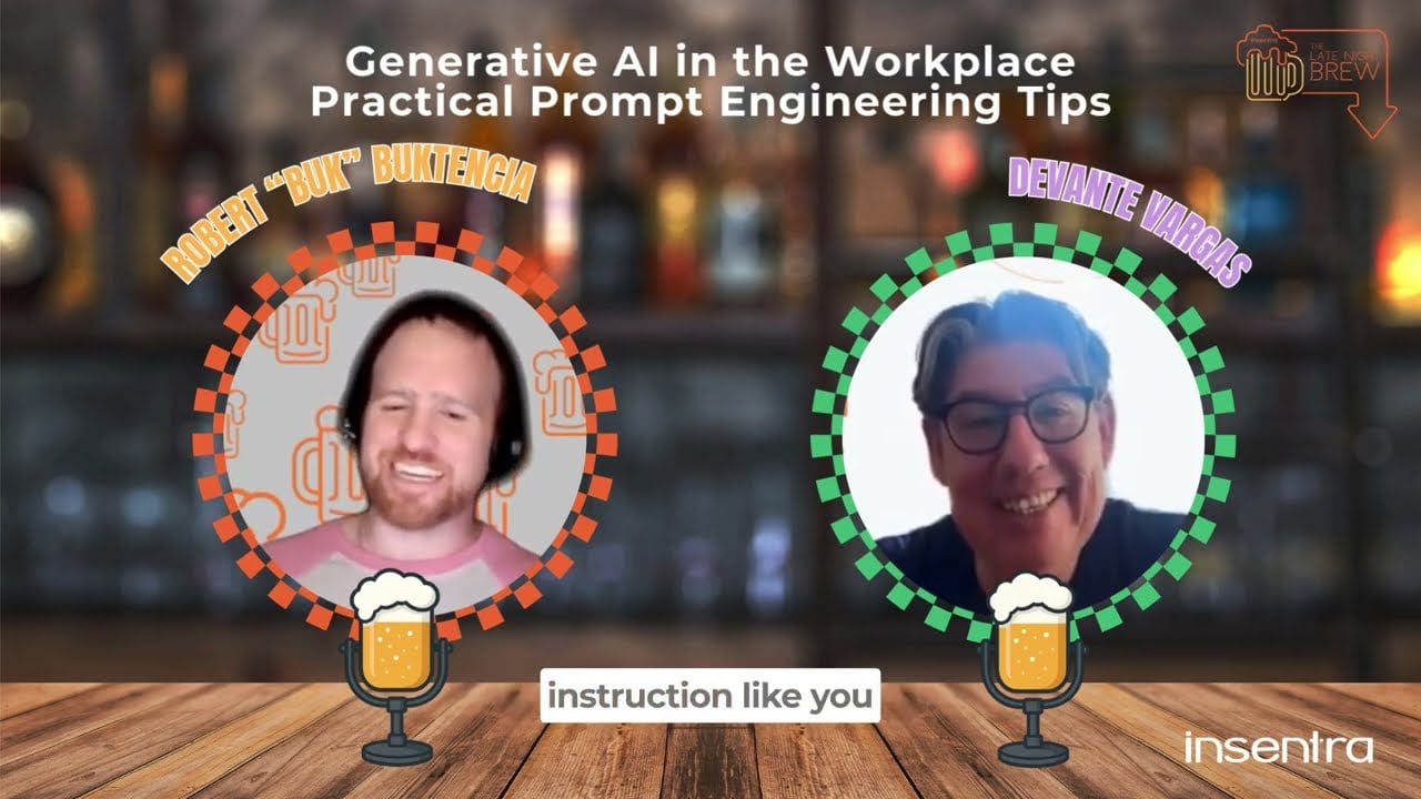 New Zealand | Late Night Brew – Generative AI in the Workplace Practical Prompt Engineering Tips
