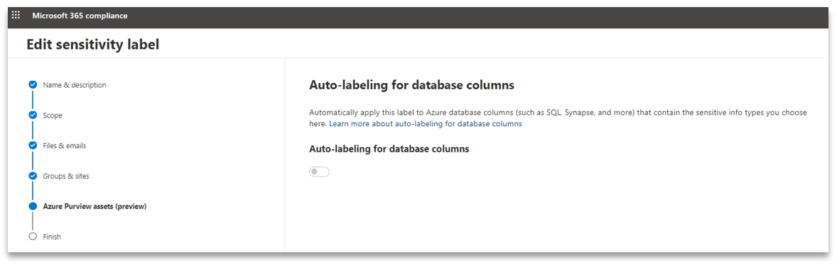 Sensitivity Labels on Containers - United States