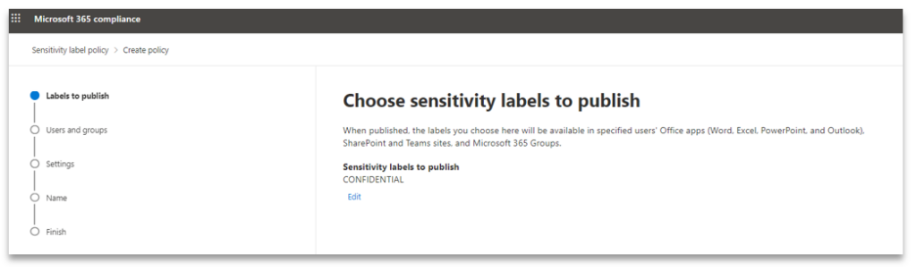 United States | Sensitivity Labels on Containers