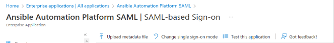 United States | Integrating Azure SAML with Ansible Automation Platform for Attribute-Based Access Control