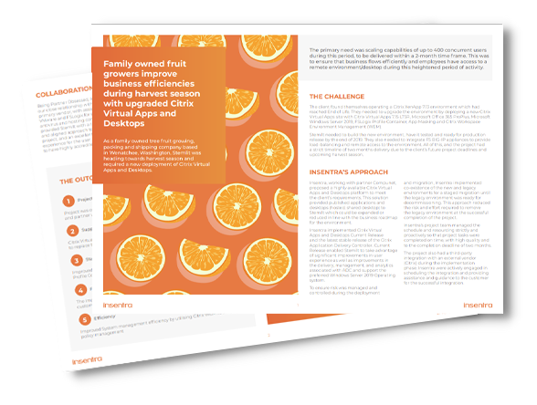 United States | Stemlit Fruit Citrix Virtual Case Study