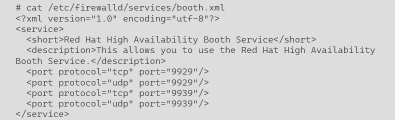 update the service to only include the booth related ports