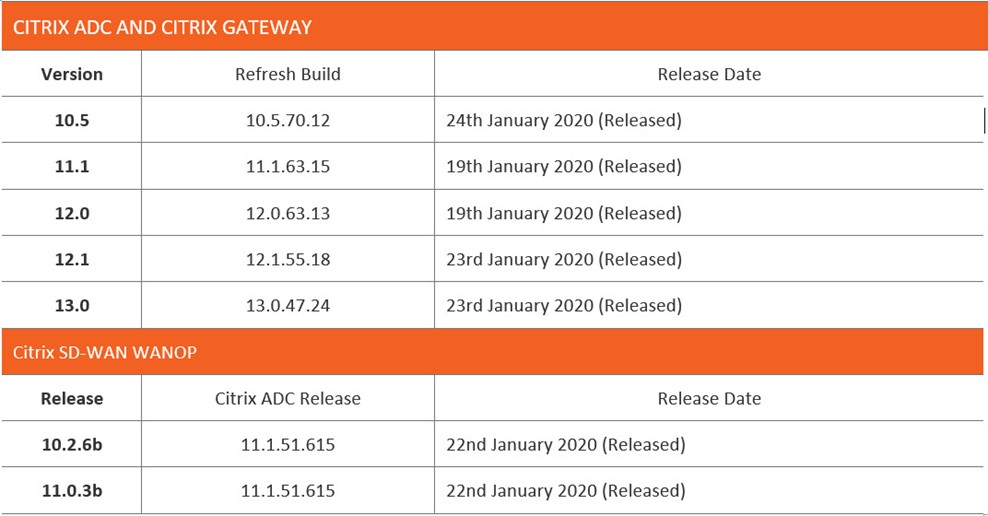 New Zealand | Potential Vulnerability in Citrix Devices Across Your Environment