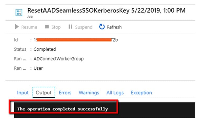 New Zealand | Azure AD Seamless SSO Kerberos Key Using Azure Automation and Hybrid Runbook Worker (Part 2 of 2)