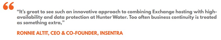 United Kingdom | Exchange Gets Business-Critical Lift at Hunter Water