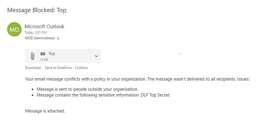 United States | Office 365 Data Loss Prevention (DLP) – Setup for a simple phrase