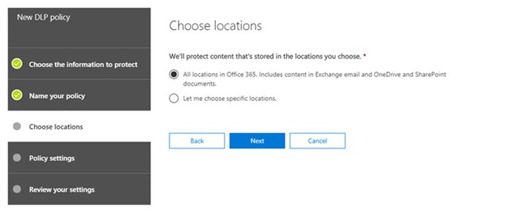 United States | Office 365 Data Loss Prevention (DLP) – Setup for a simple phrase