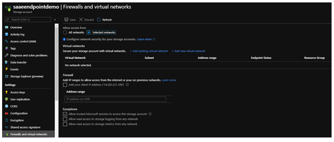 United States | Securing and Optimising Access to Azure Storage Accounts with Azure Endpoints