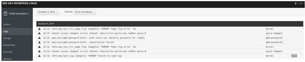 United States | Using a Cockpit in Red Hat Enterprise Linux 8